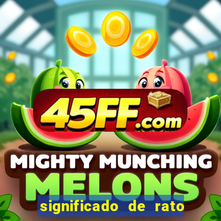 significado de rato na umbanda